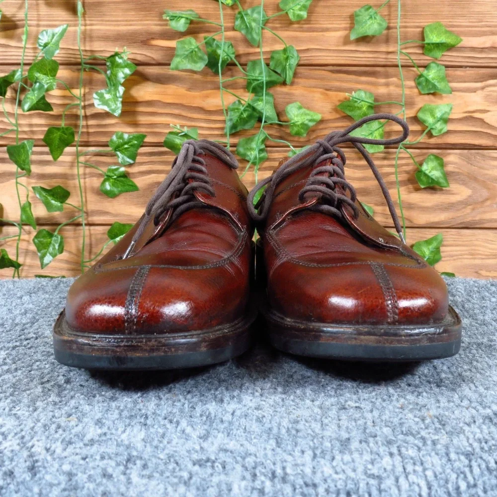 Cole Haan Flex Comfort Mens Split Toe‎ Derby Shoes Sz 8.5 Business Brown Leather